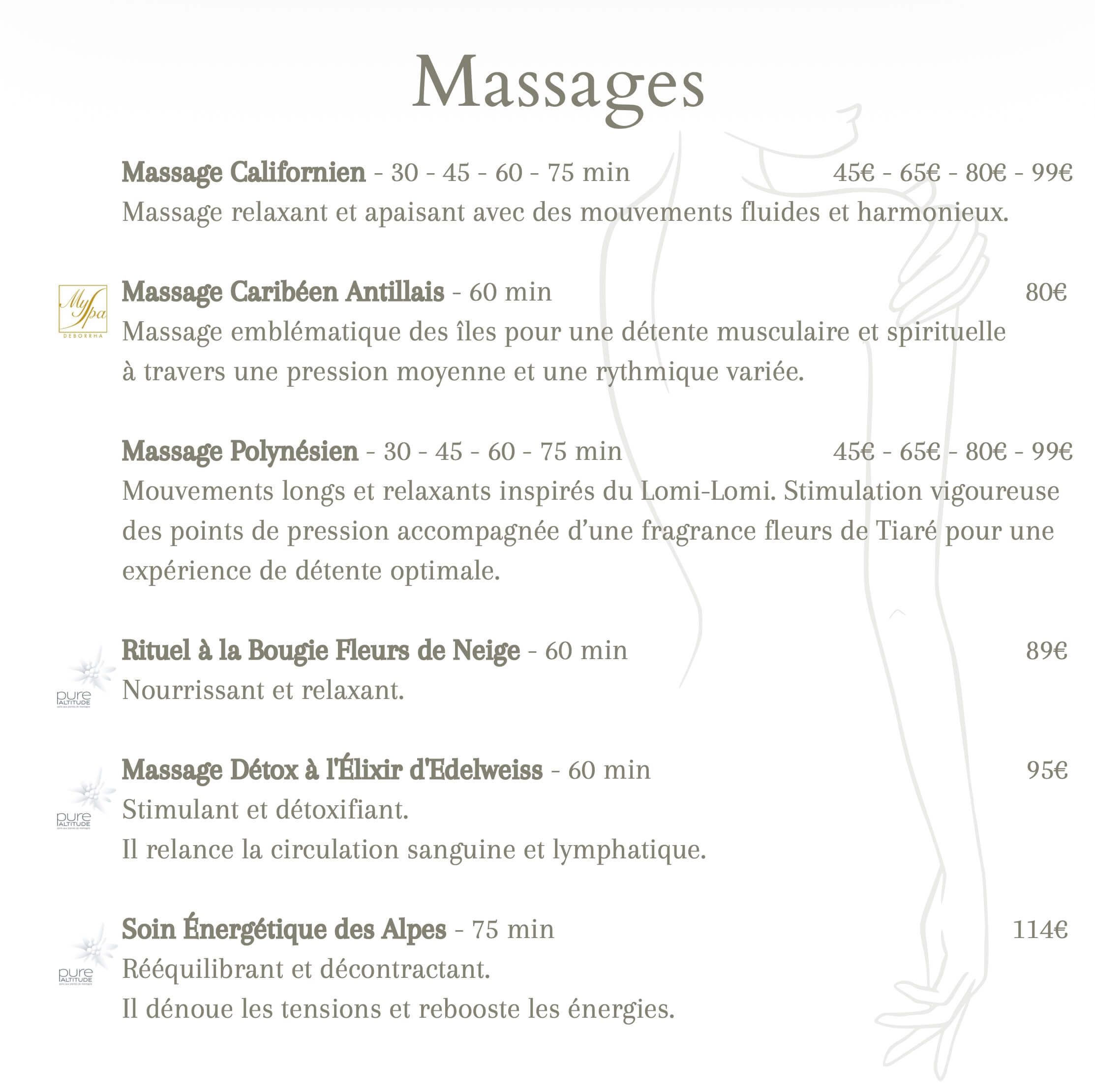 Espace Massages